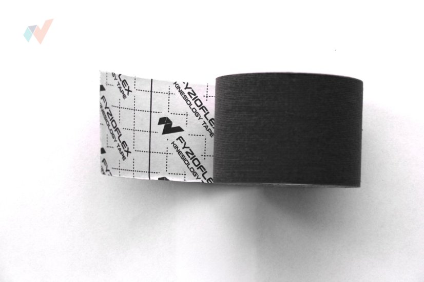 FyzioFlex Kinesiology Tape - voděodolný - černá