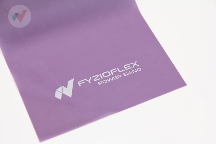 FyzioFlex Power Band - posilovací guma, 2 m - růžová - extra lehká