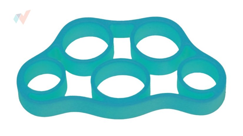 FyzioFlex Finger Band - posilovač prstov - 5 kg - Tmavo zelená