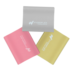 Set 3 lehkých posilovacích gum FyzioFlex Power Band