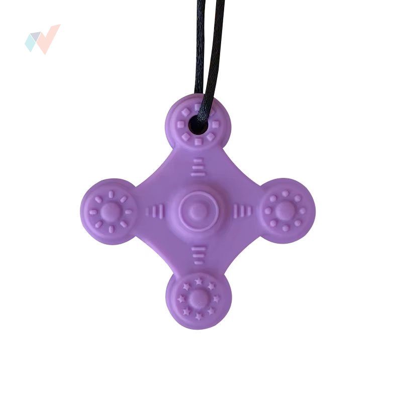 FyzioFlex Chew-it Cross - logopedické kousátko - Barva: Růžová