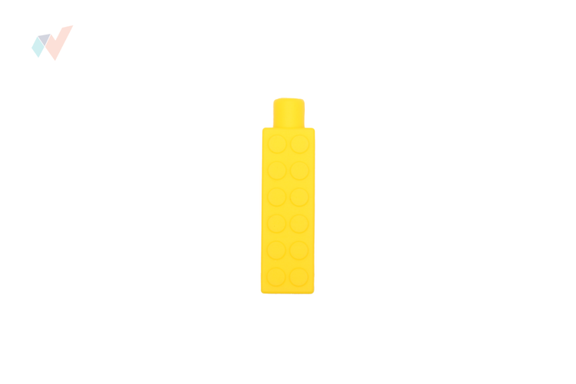 FyzioFlex Chew-on Brick - násadka na ceruzku proti stresu - Farba: Oranžová