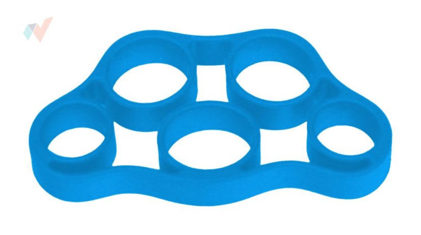 FyzioFlex Finger Band - posilovač prstů - 4 kg - Tmavě modrá