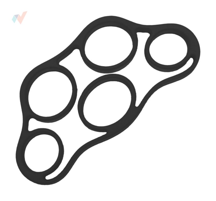 FyzioFlex Finger Band - posilovač prstov - 4 kg - Čierna