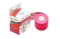 FyzioFlex Kinesiology Tape - voděodolný - růžová