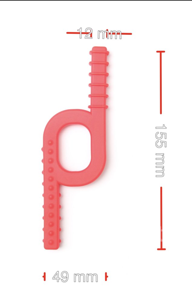 FyzioFlex Grab-it P rozměry - logopedické kousátko