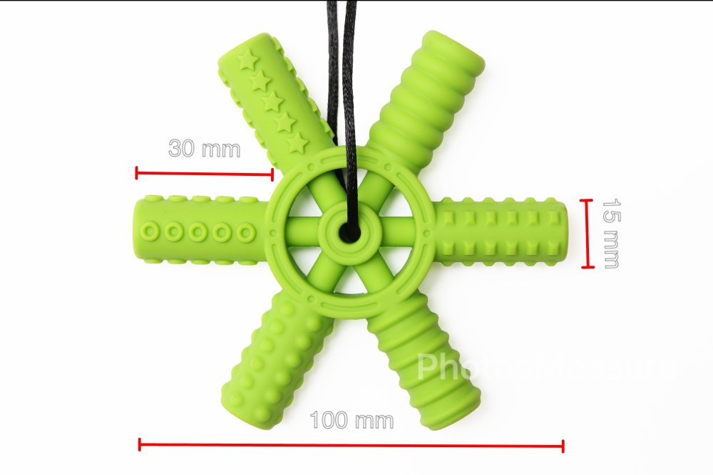 FyzioFlex Grab-it P rozměry - logopedické kousátko